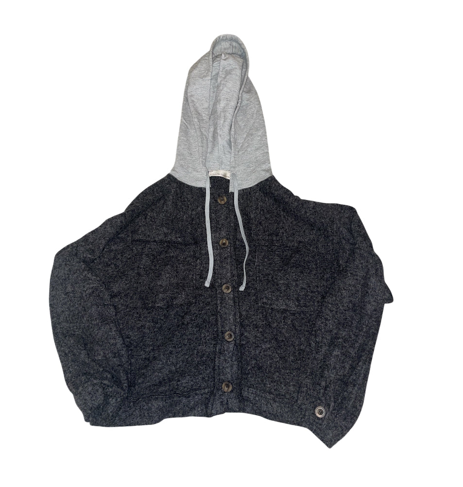 Zenana Vibrant Black Shacket (Small)