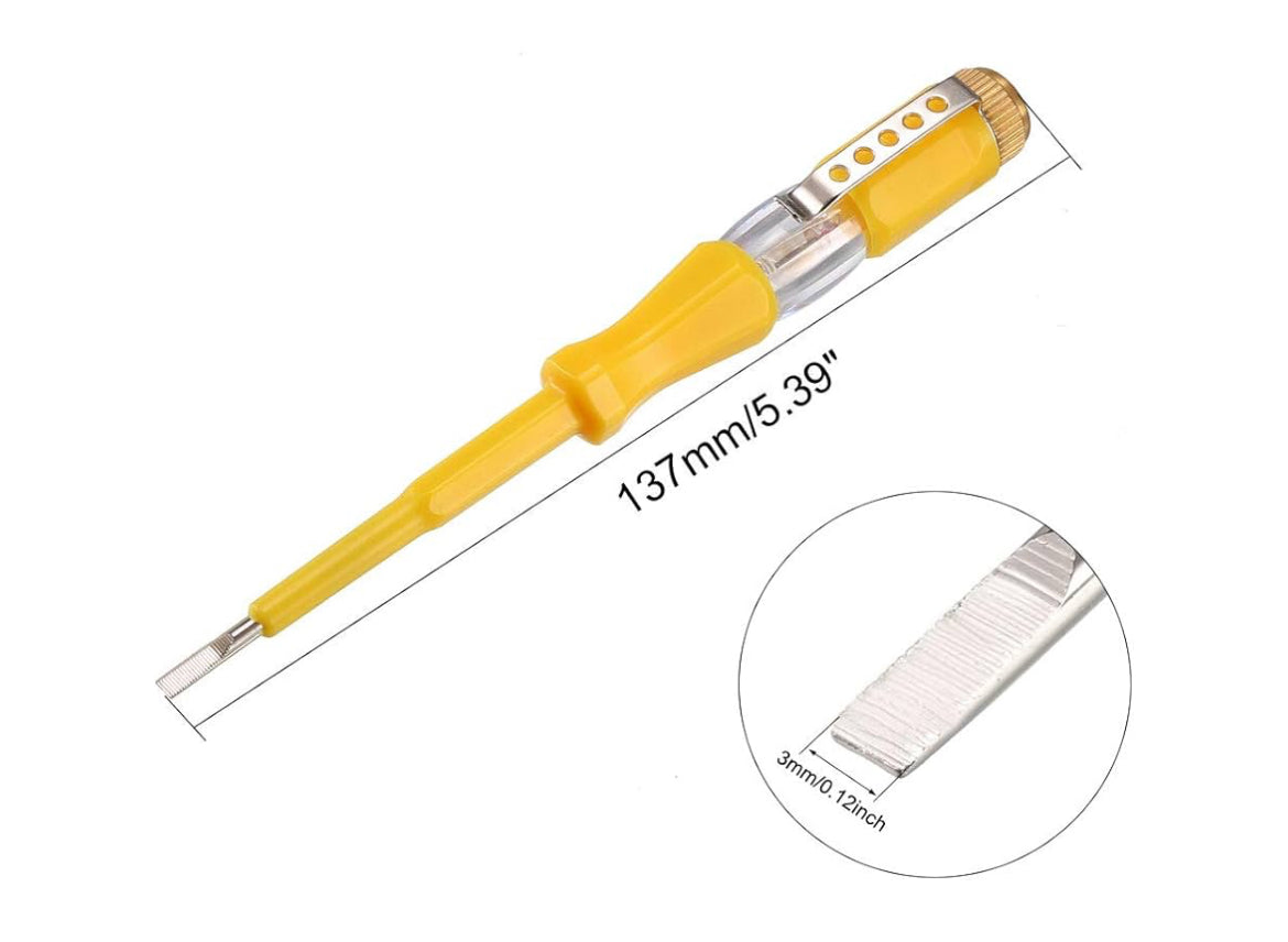 Voltage Tester with Slotted Screwdriver