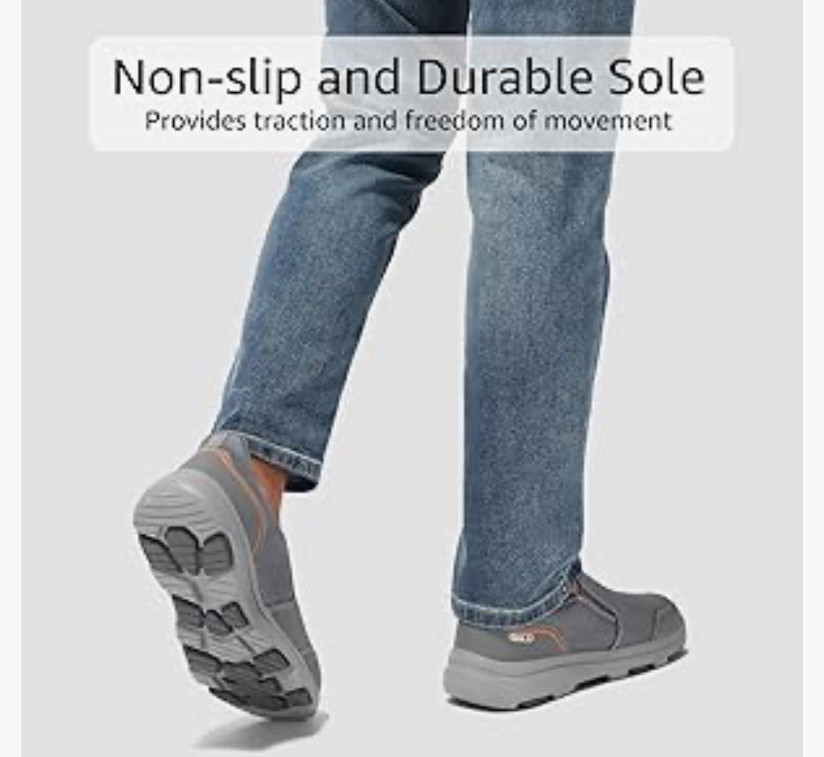 STQ Mens Orthopedic Walking Shoes for Plantar Fasciitis, Foot and Heel Pain Relief (11)