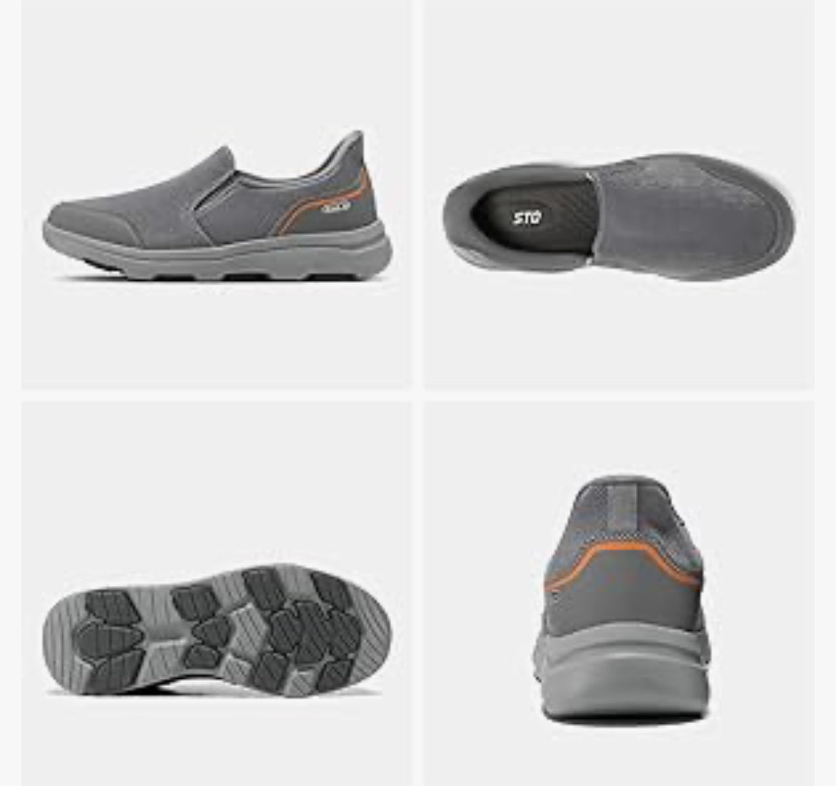 STQ Mens Orthopedic Walking Shoes for Plantar Fasciitis, Foot and Heel Pain Relief (11)