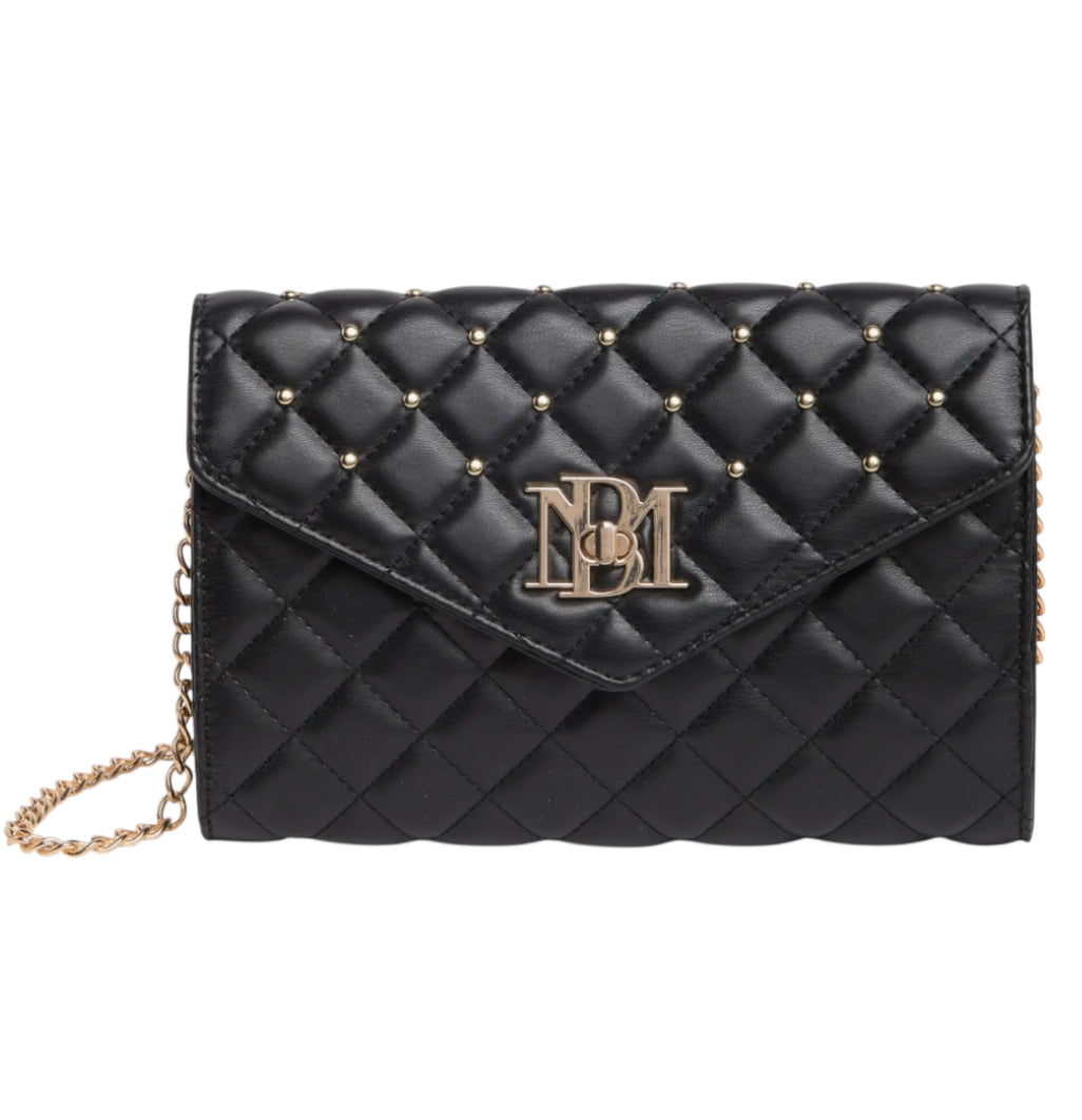 Badgley Mischka Diamond Quilt Convertible Crossbody Bag