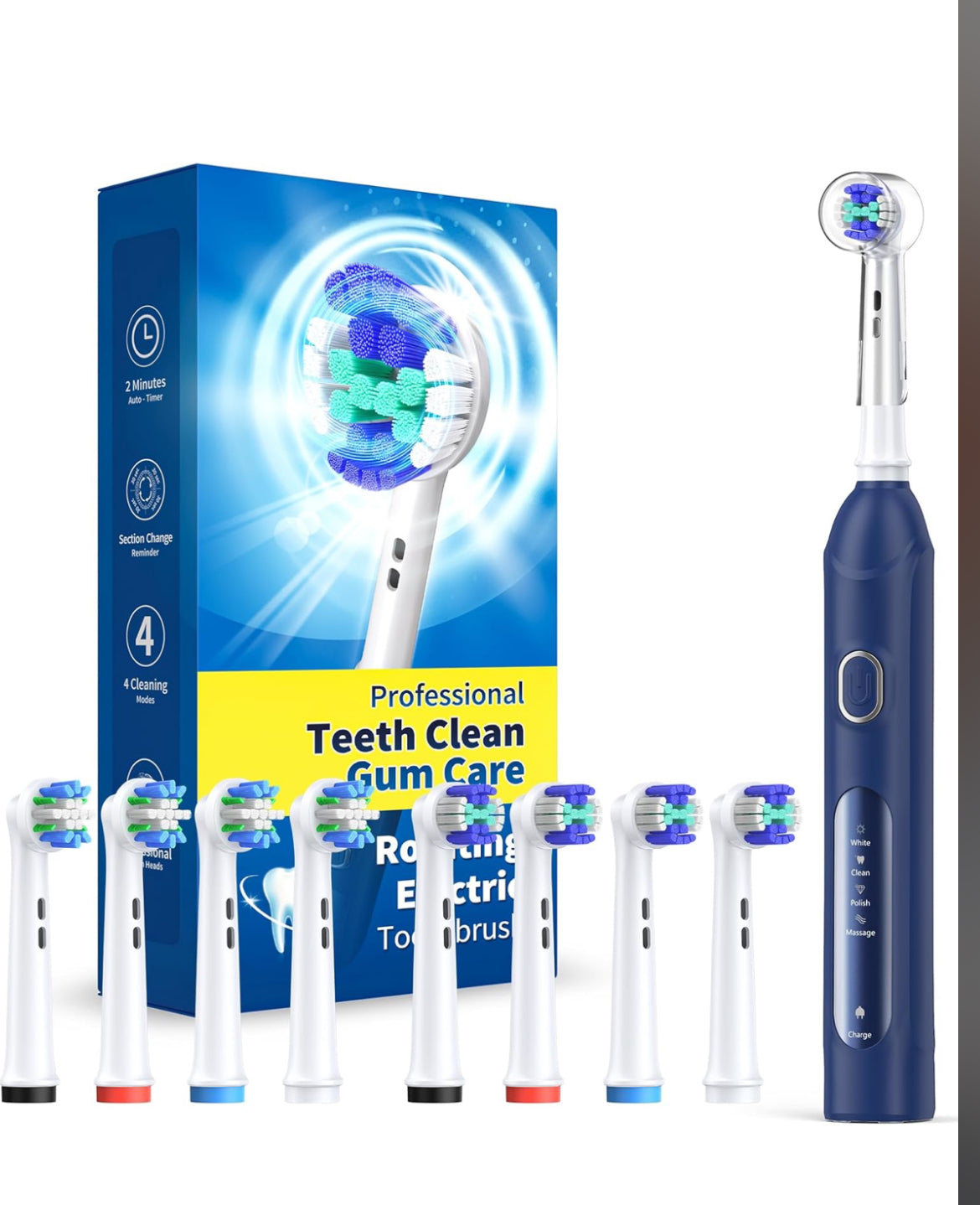 Rotating Electric Blue Toothbrush  