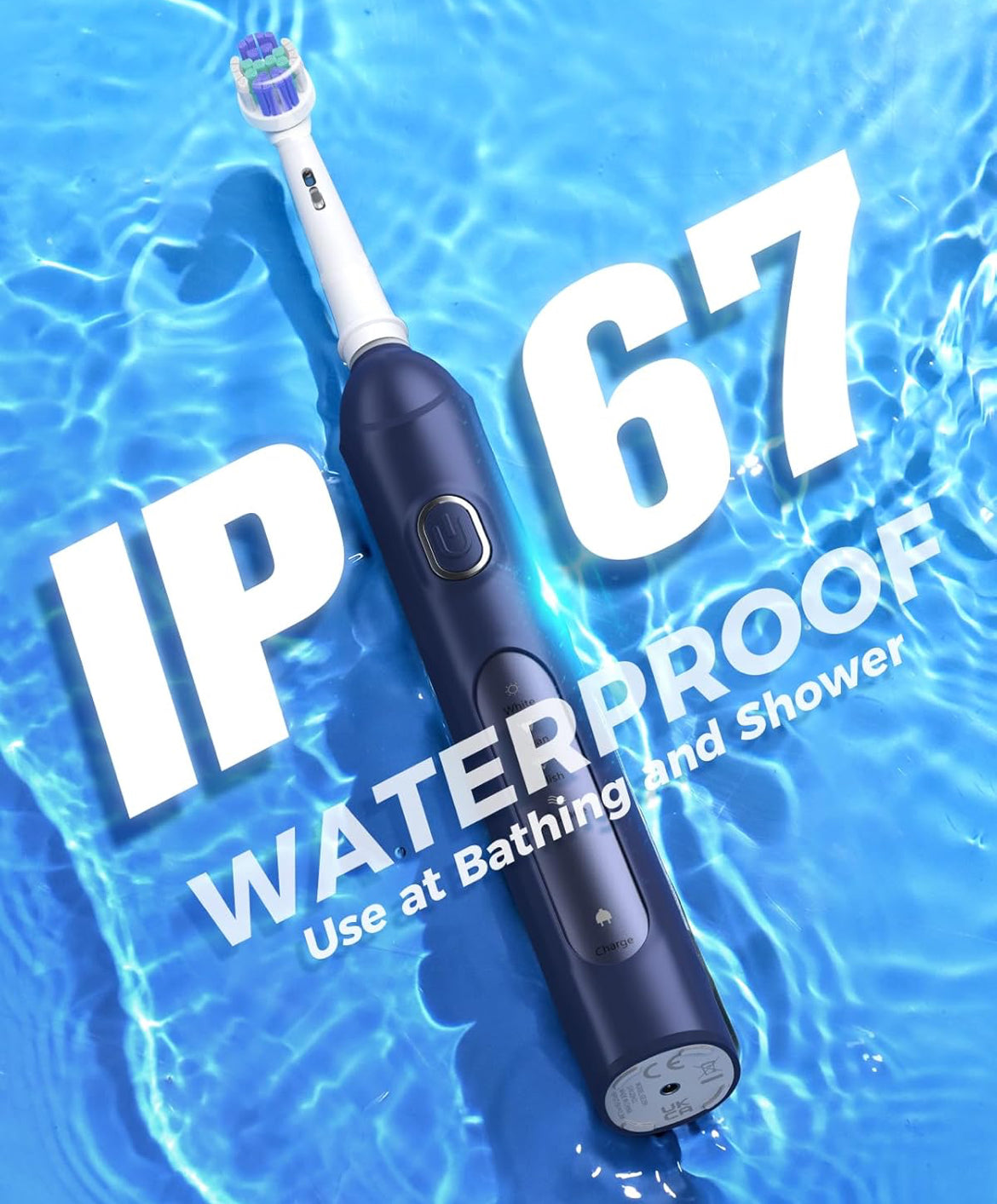 Rotating Electric Blue Toothbrush  