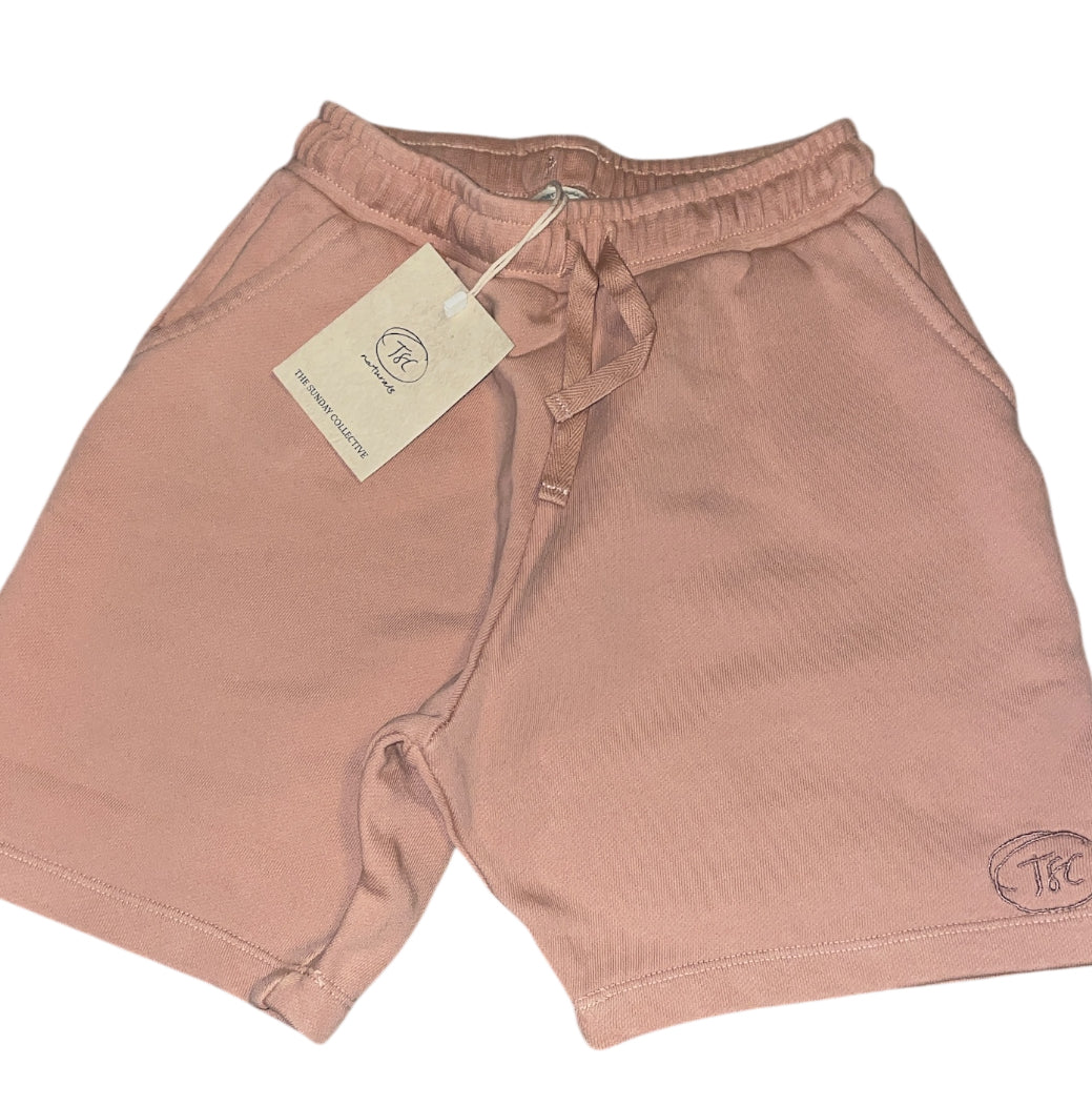 The Sunday Collective Knit Play Shorts in Tan (4/5)