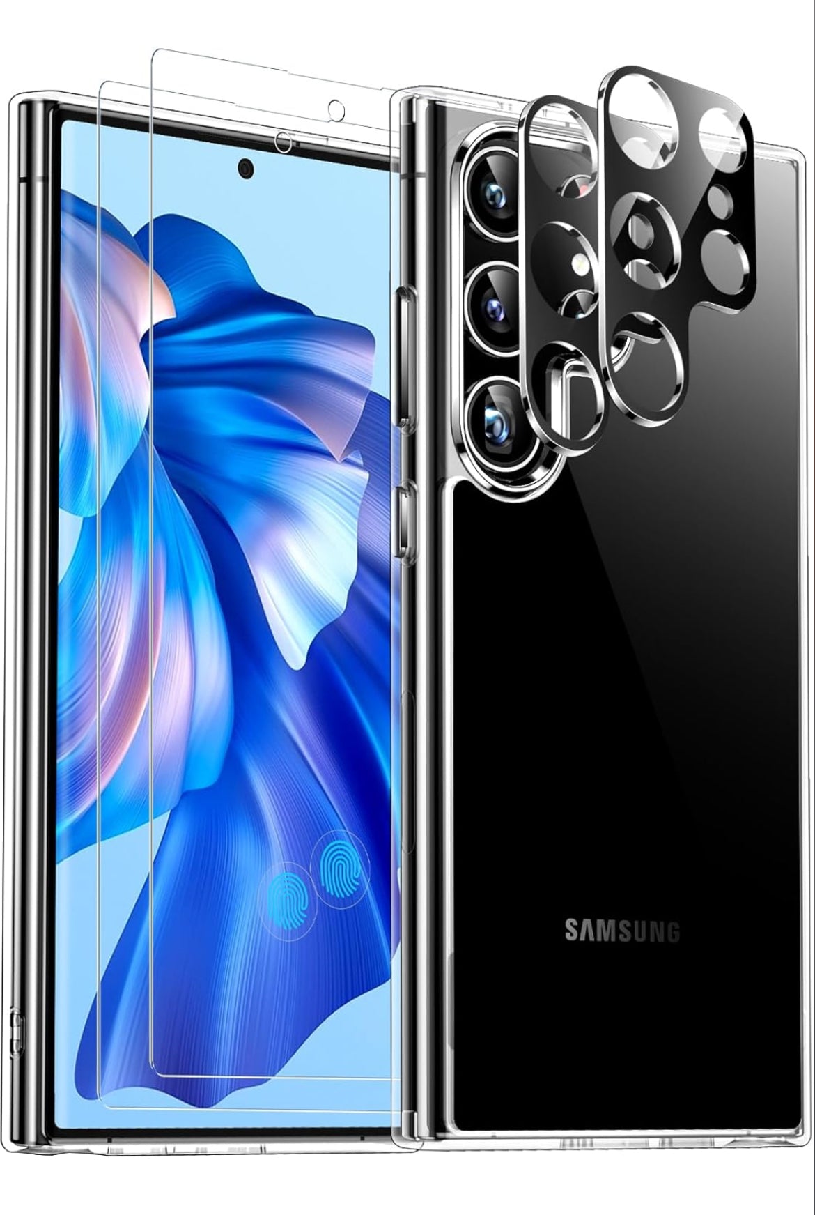 Red2Fire for Samsung Galaxy S24 Ultra Case Clear, 6.8 inch