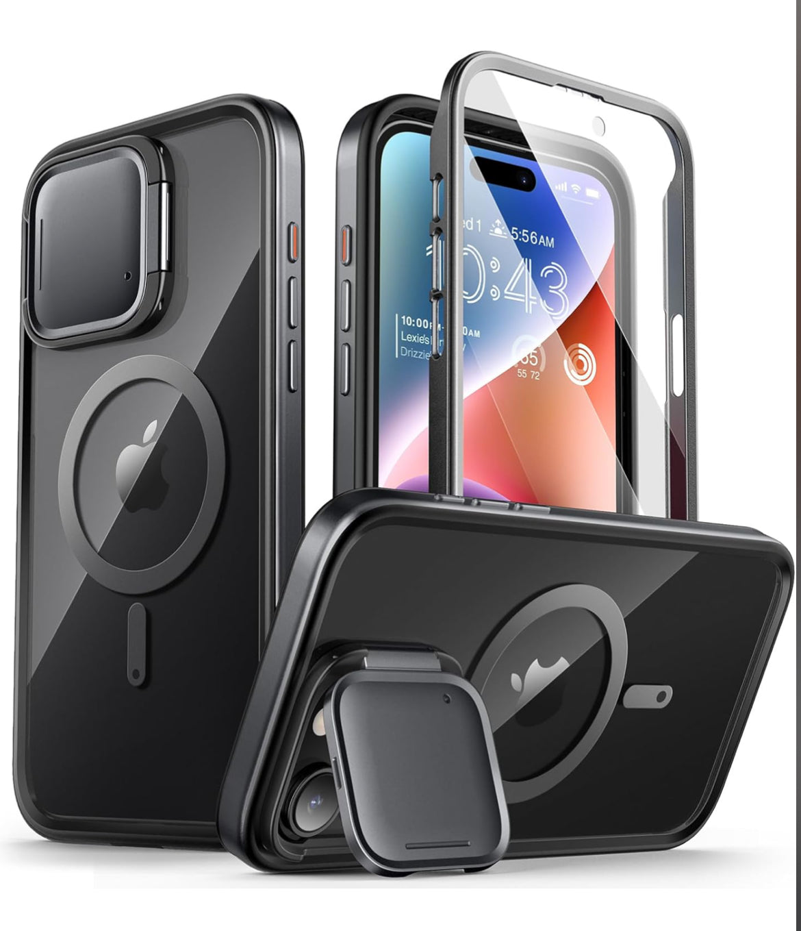 Red2Fire for Samsung Galaxy S24 Ultra Case Clear, 6.8 inch