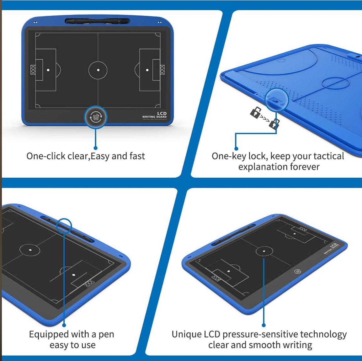 LCD basketball/Soccer coaching board,electronic tactical training board
