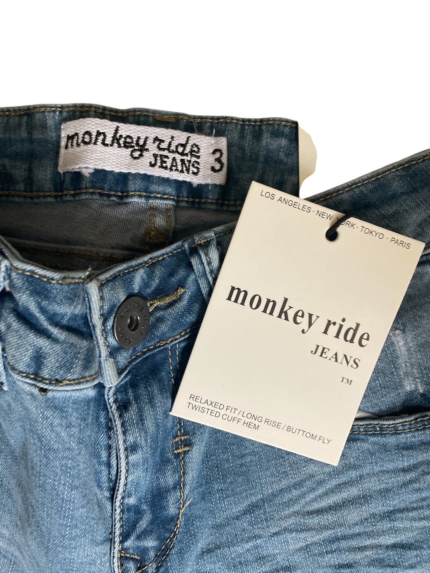 Monkey Ride Premium Denim Notched Ankle Jeans (11)