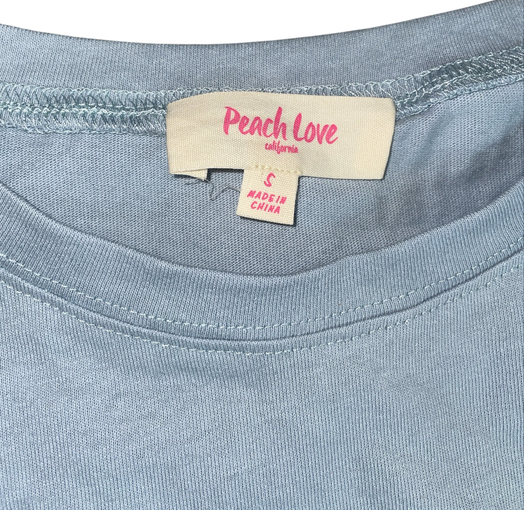 Peach Love American Flag Tee (Small)