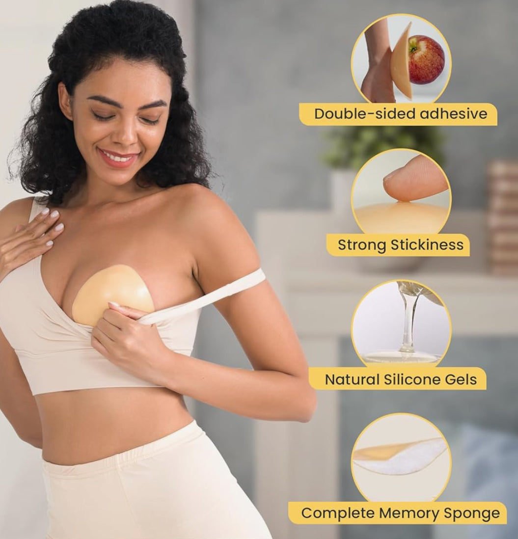 Reusable Bra Pad Inserts for Bikini Dress Swimsuit Sports Bra