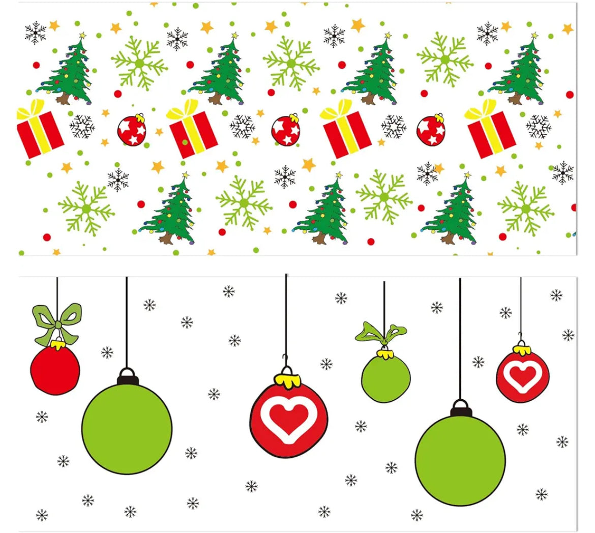 Christmas UV DTF Cup Wrap Transfer for Glass 16 OZ, 9 Sheets