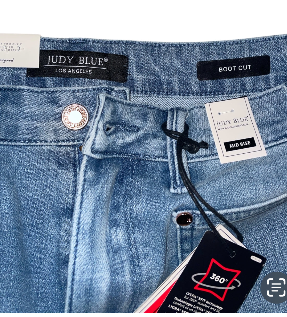Judy Blue Mid Rise Boot Cut Jeans (9)