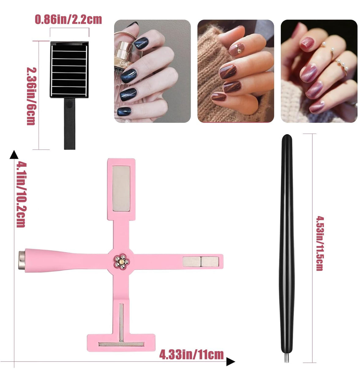 Cat Eye Gel Nail Polish Magnet Set 5 in 1