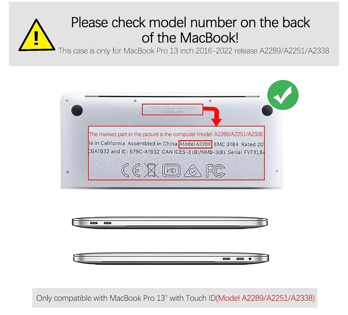 Berkin Arts Compatible with MacBook Pro 13 inch Cover