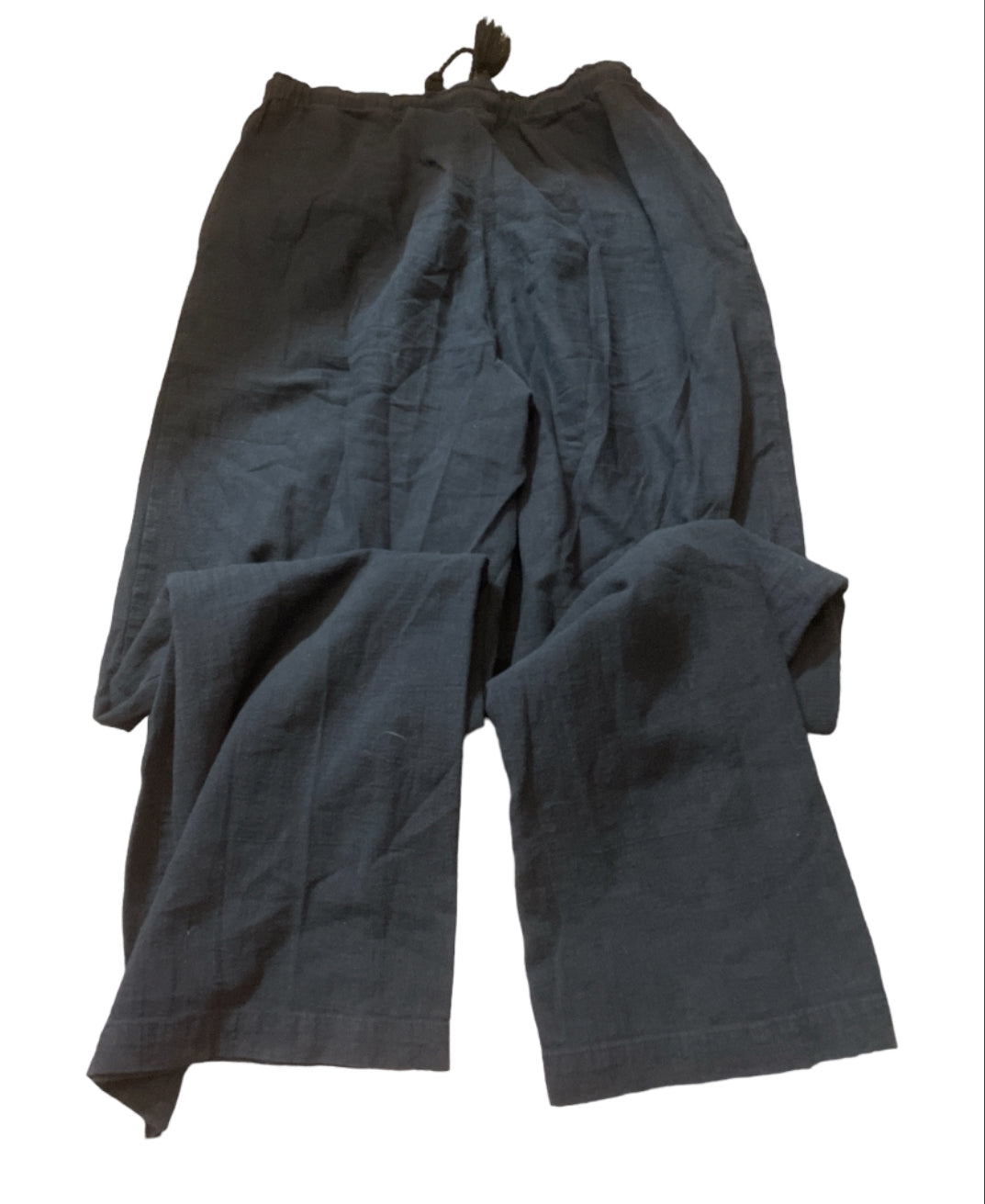 Madewell wide-leg linen pull-on pants (xx-Small)