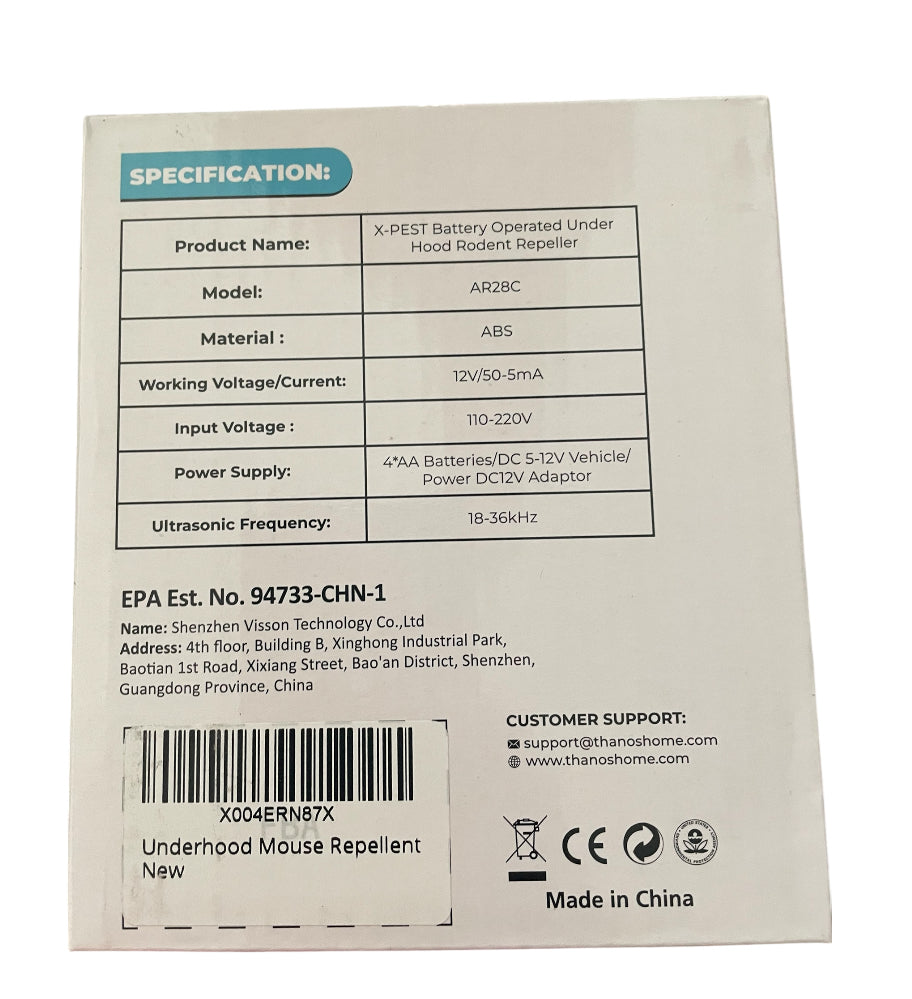 Ultrasonic Rodent Repeller