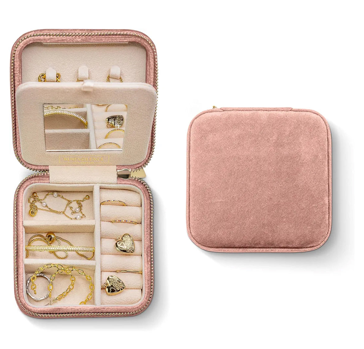 Benevolence LA Plush Velvet Jewelry Box