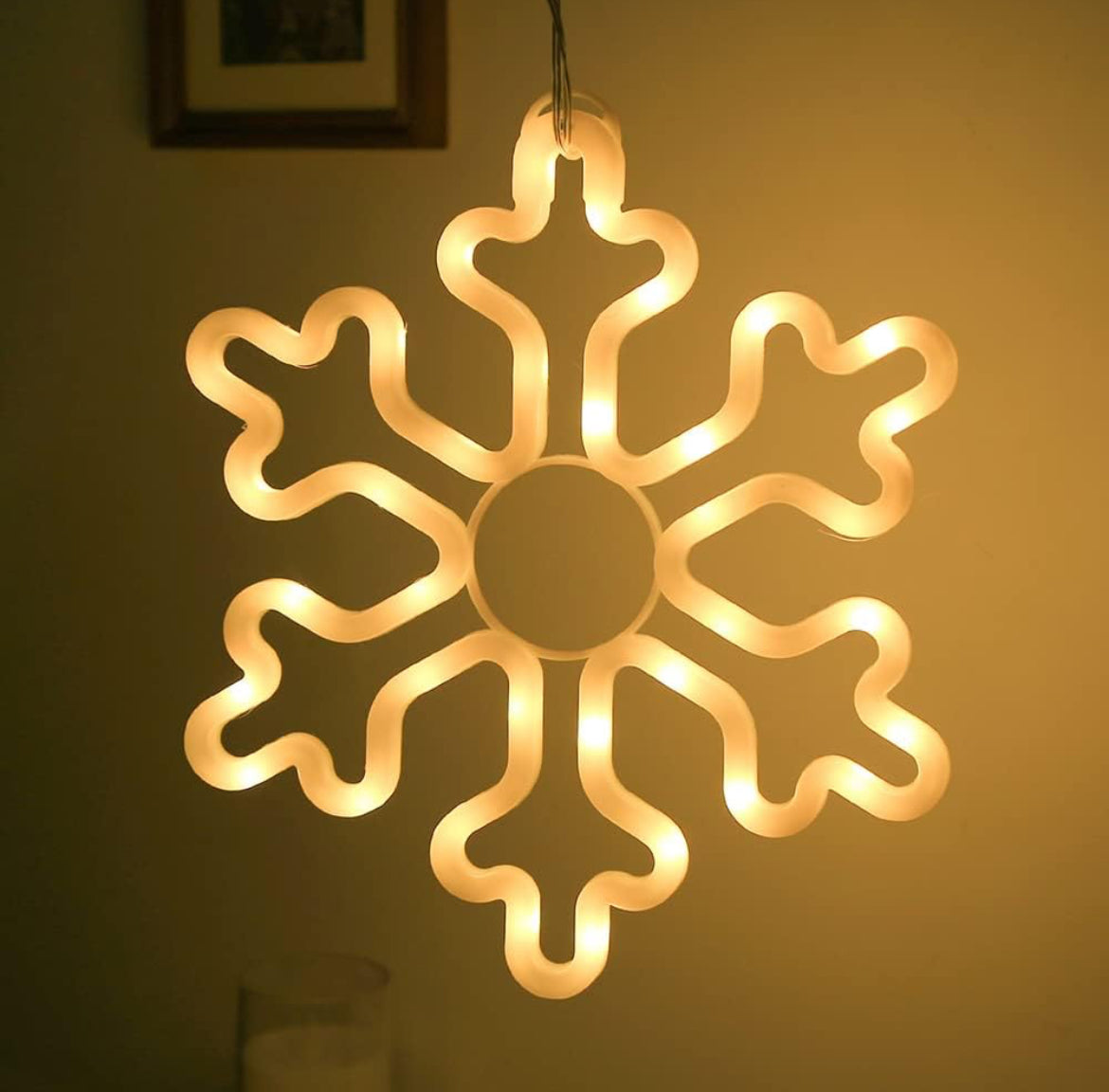 LED Snowflake Lights 4pcs