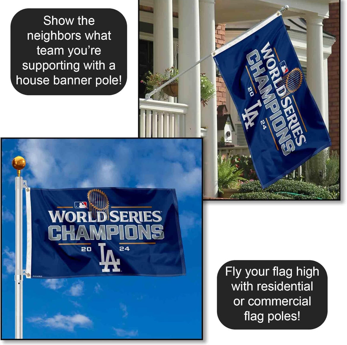 Los Angeles Dodgers 2024 World Champions 3x5 Flag