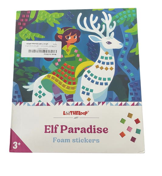 Lootheloop Elf Paradise Foam Stickers. 