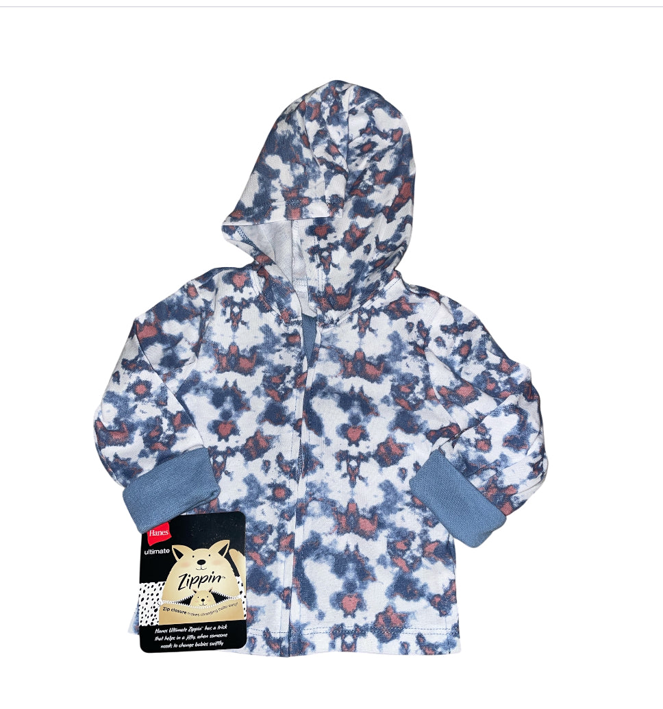 Hanes Zippin Baby Knit Lightweight Full-Zip Hooded Jacket (3 pack)