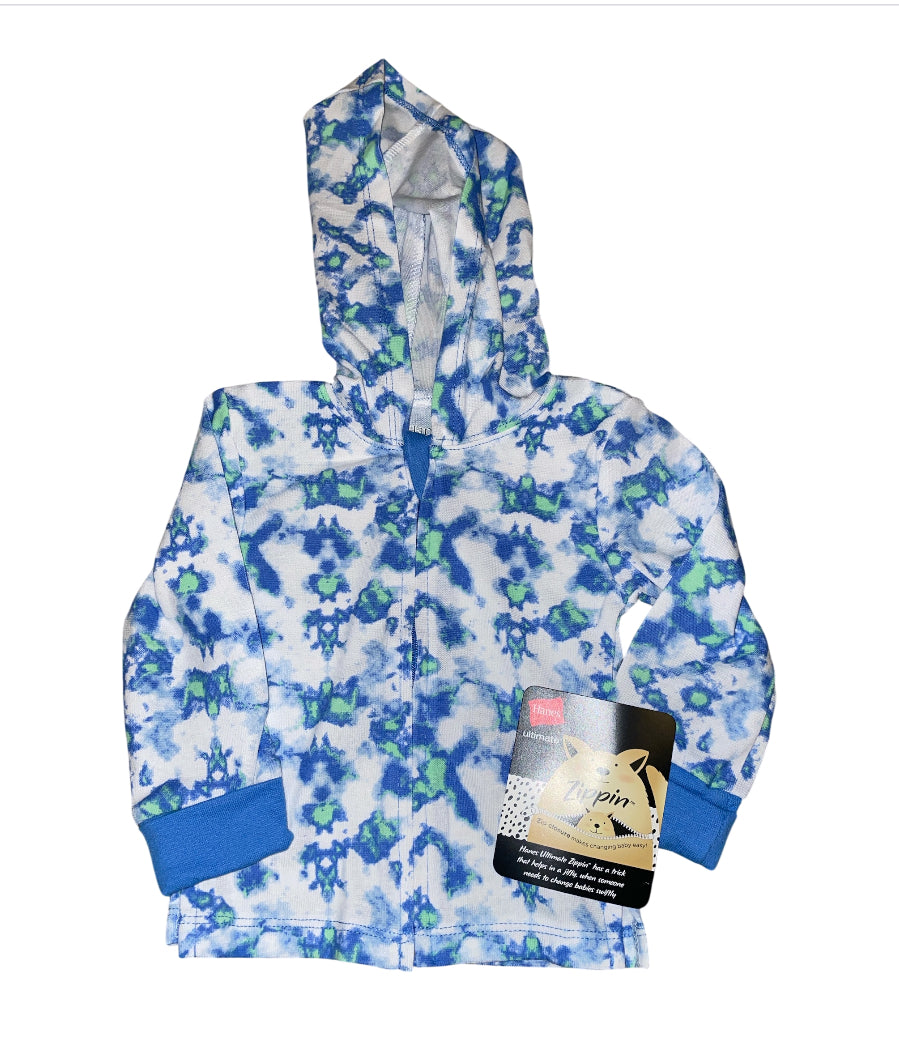 Hanes Zippin Baby Knit Lightweight Full-Zip Hooded Jacket (4 pack)
