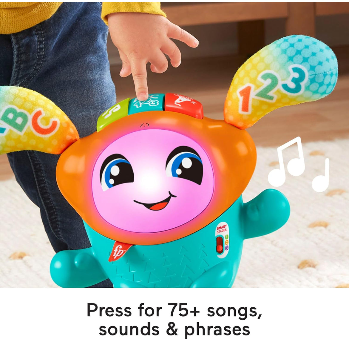 Fisher-Price Baby &amp; Toddler Learning Toy DJ Bouncin’ Beats