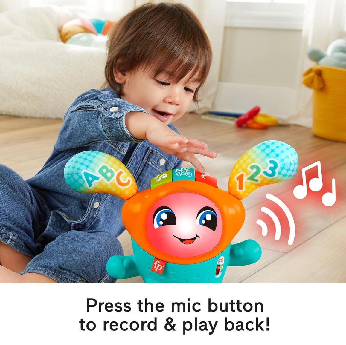 Fisher-Price Baby &amp; Toddler Learning Toy DJ Bouncin’ Beats