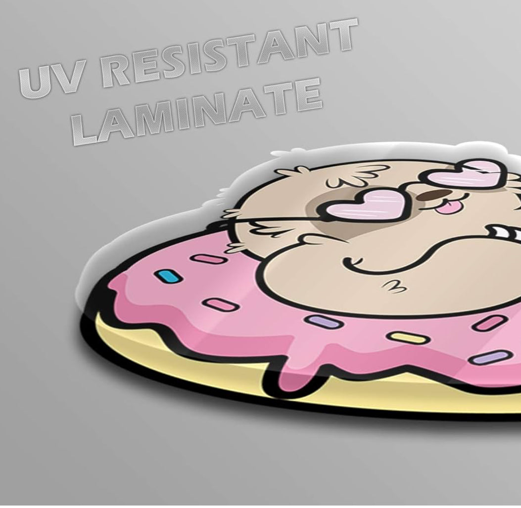 Sloth Donut 4” Sticker Decal