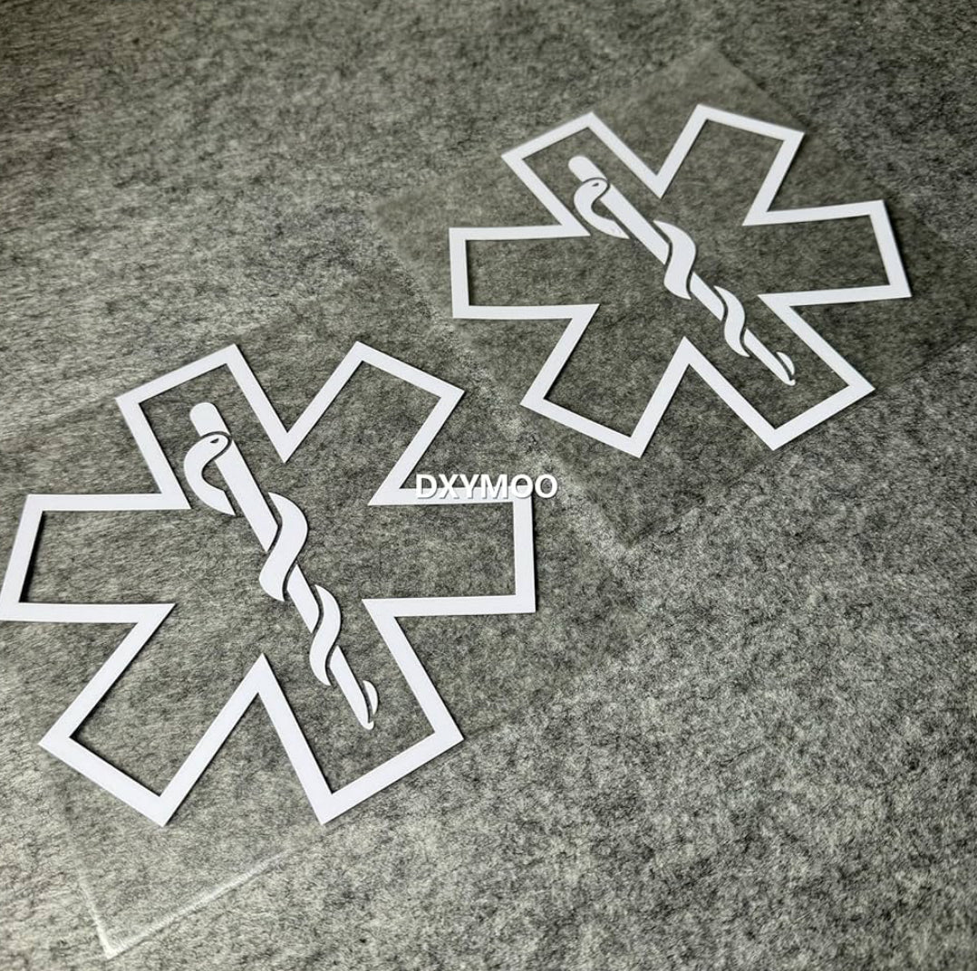 First Aid EMT Star of Life Symbol Decal