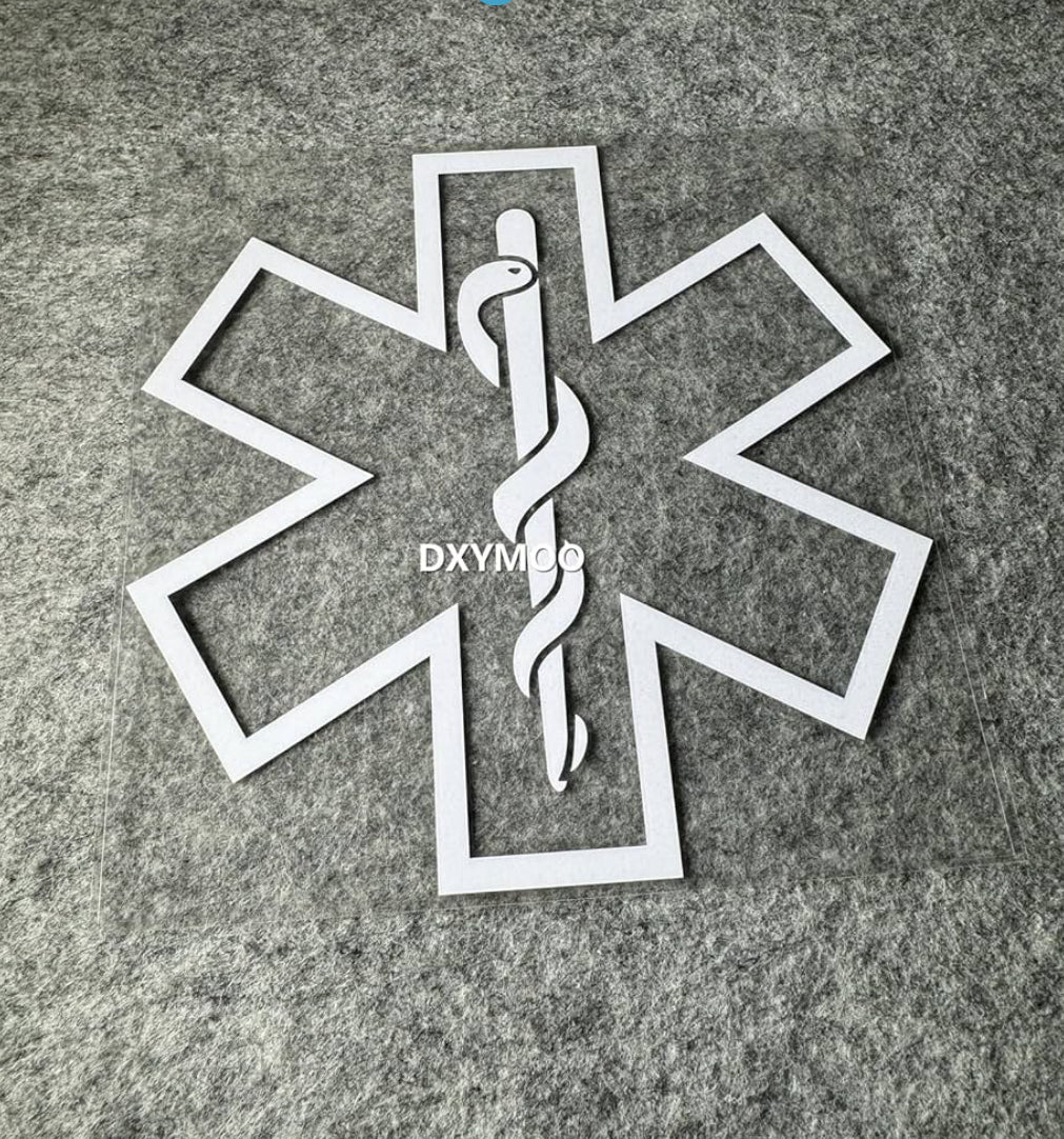 First Aid EMT Star of Life Symbol Decal