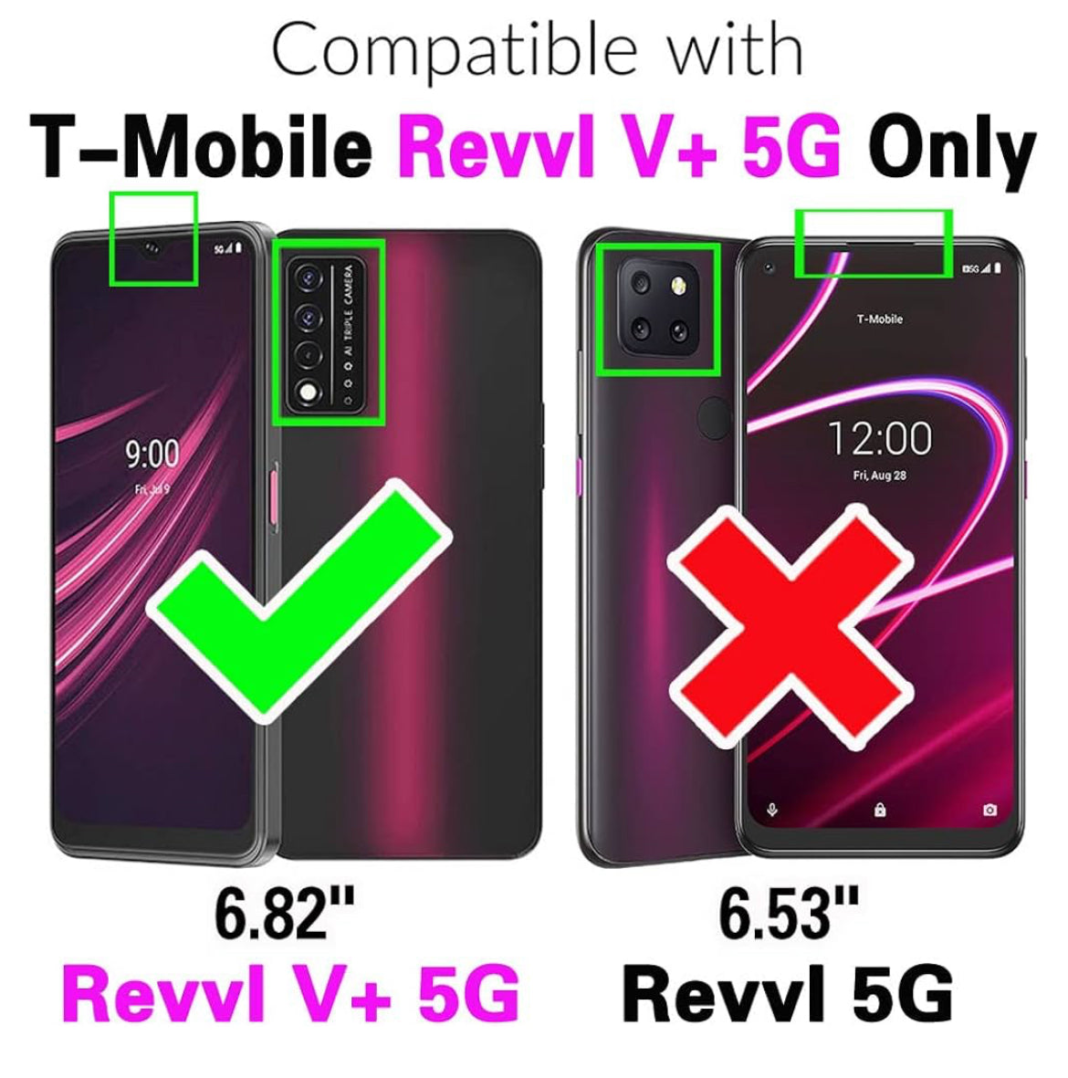 Wallet Case for T-Mobile Revvl V+ 5G
