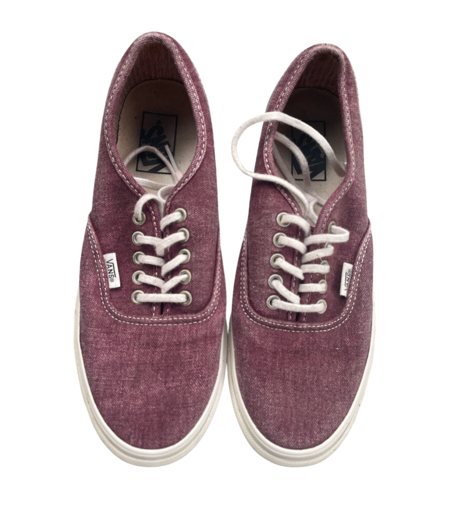 Vans Authentic in Burgundy (8.5)