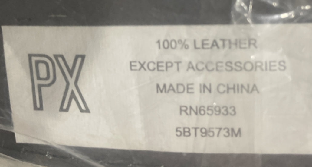 PX leather Gray Belt