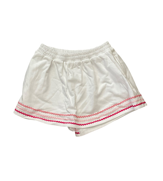 Peach Love Gotta Love It Wavy Trim Skort.(Small)