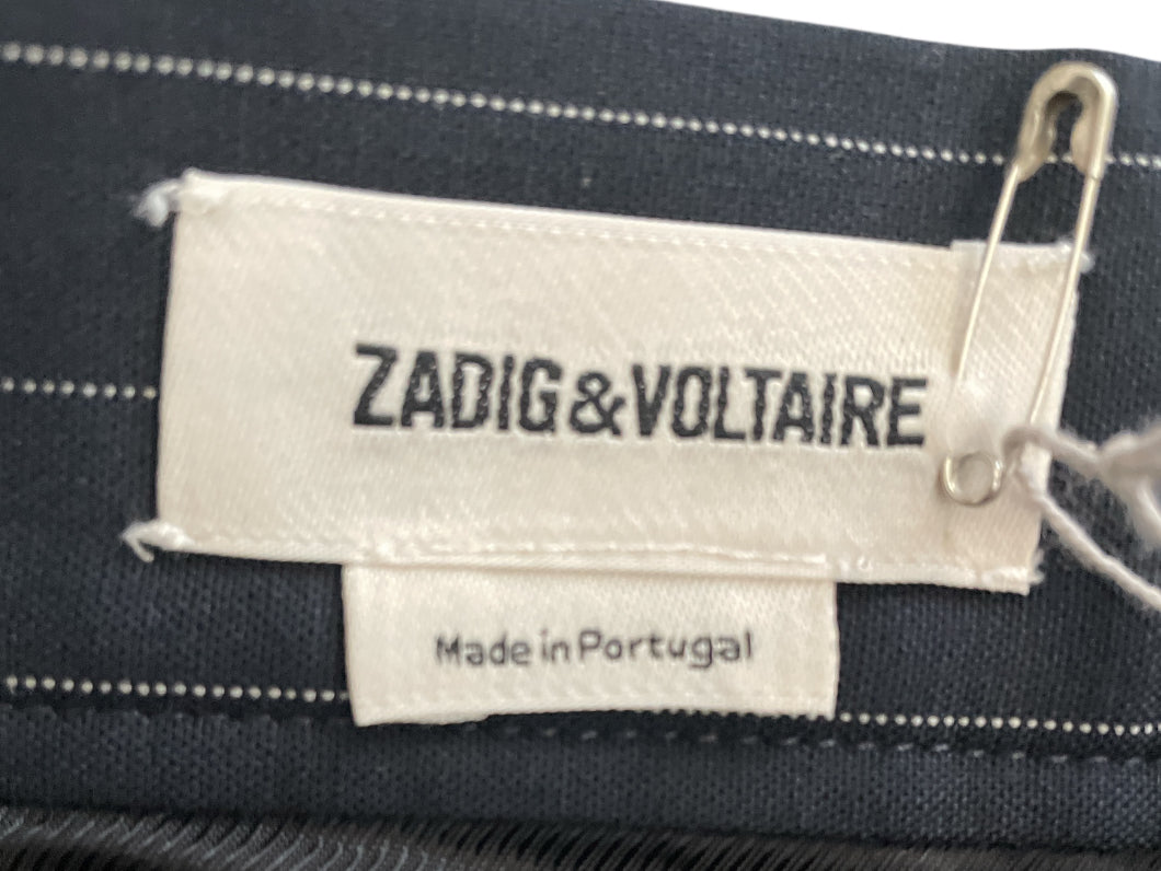 Zadig & Voltaire Joe Stripe Mini Skirt (6)