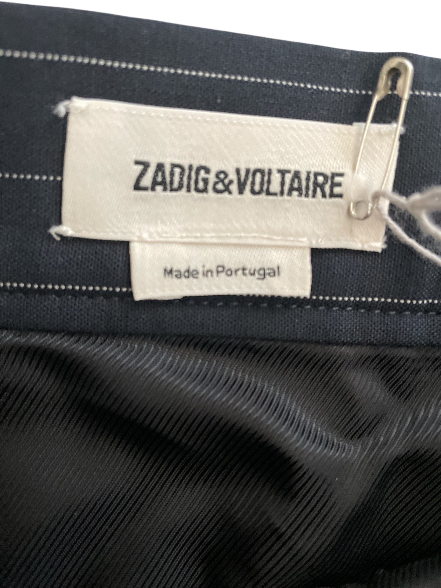 Zadig & Voltaire Joe Stripe Mini Skirt (6)