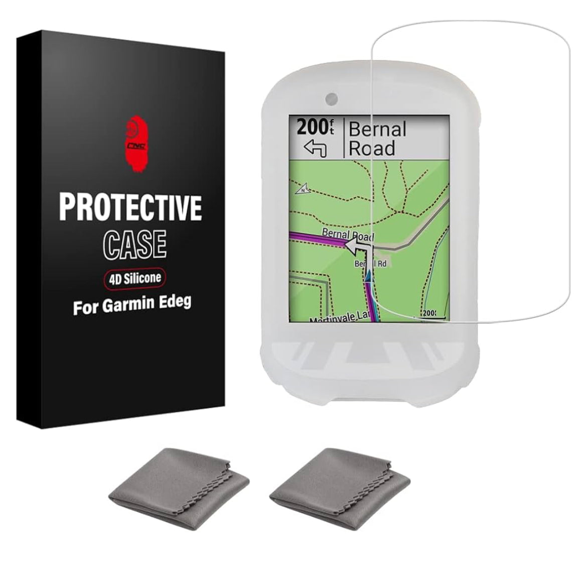 Garmin Edge 830 with Screen Protector Transparent