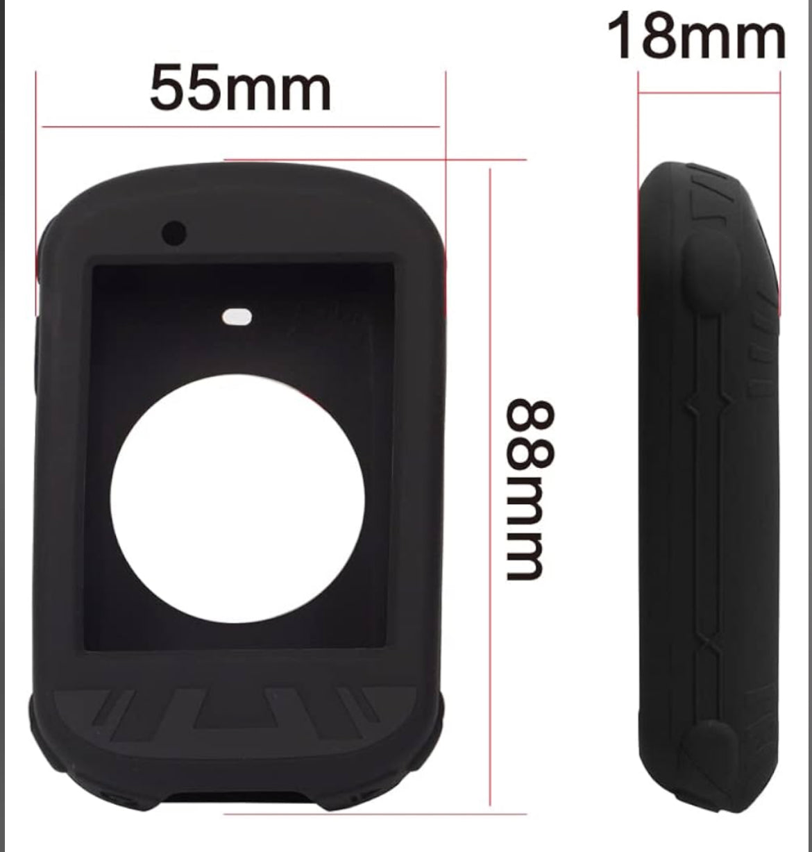 Garmin Edge 830 with Screen Protector Transparent