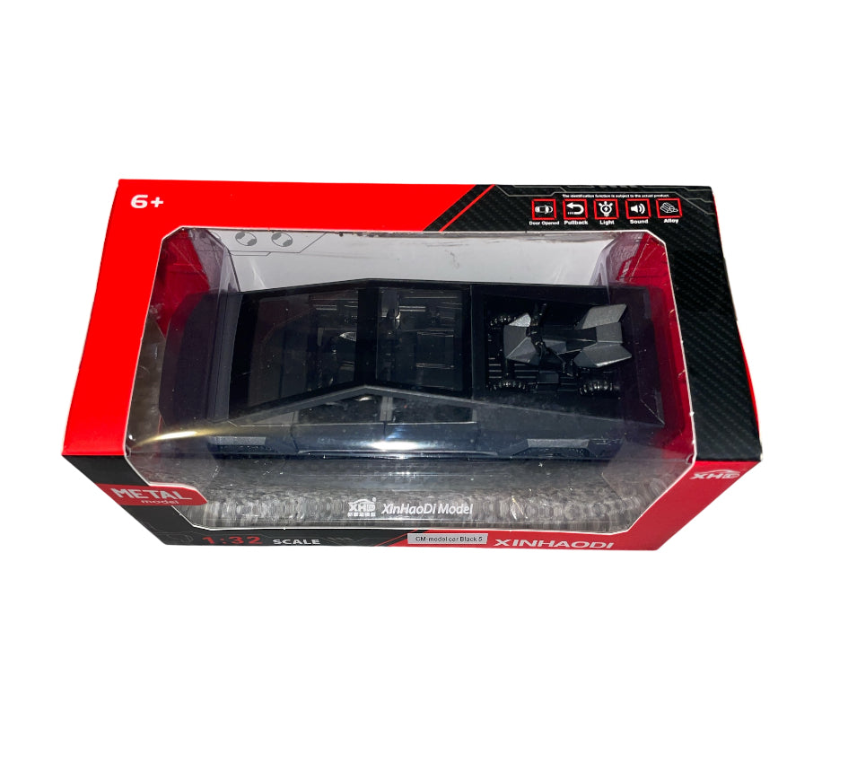 Tesla Cybertruck Black 1:32 scale diecast metal model