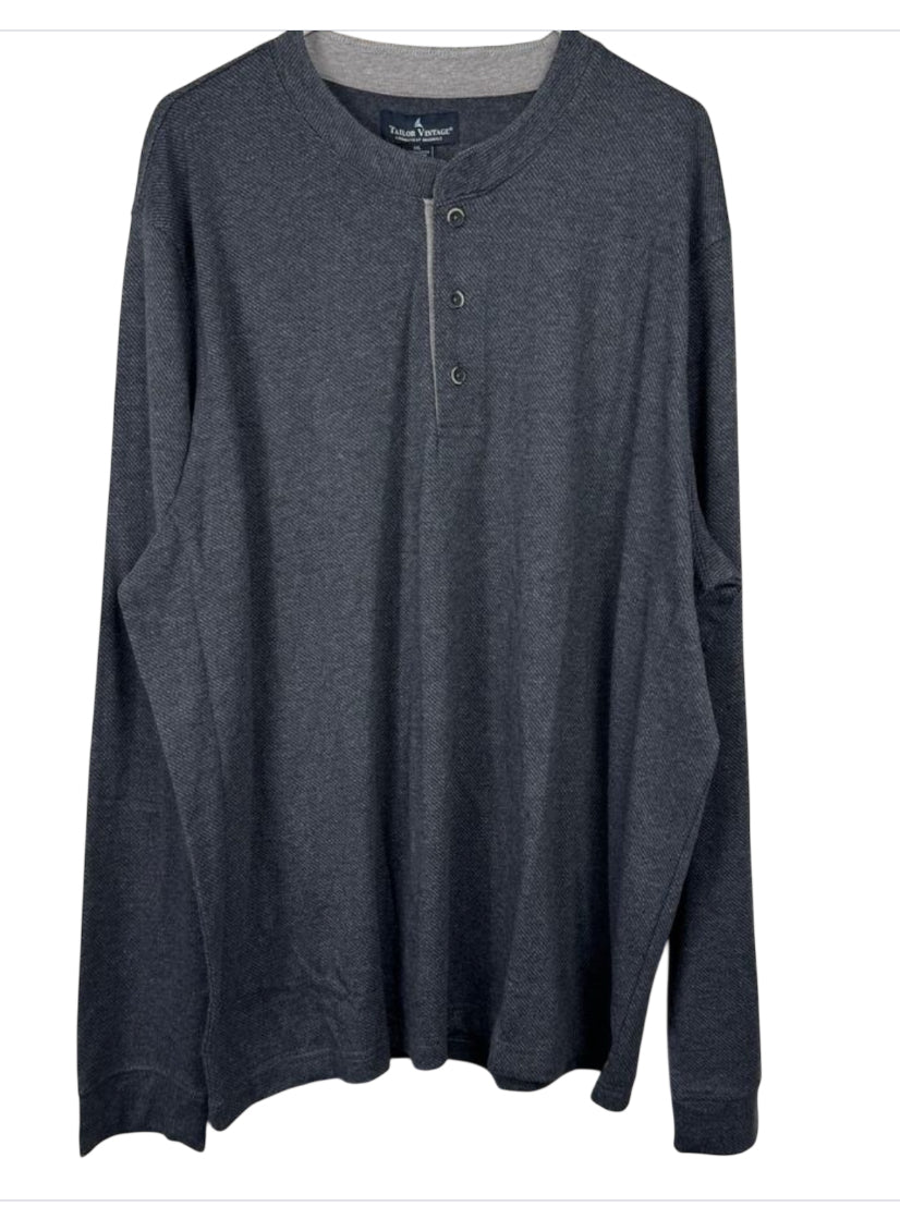 Taylor Vintage Dark Indigo Heather Shirt (3XL)