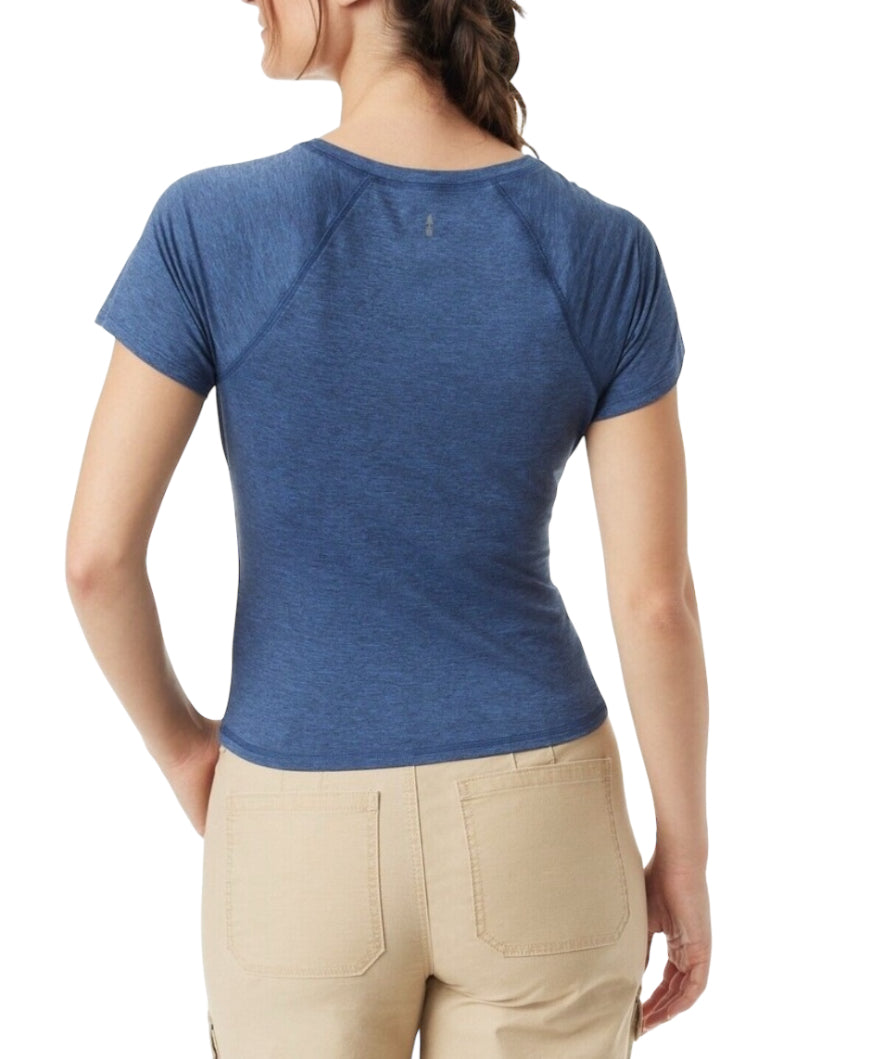 BASS OUTDOOR Women's Ruched Raglan Short Sleeve Tee (X-Large)