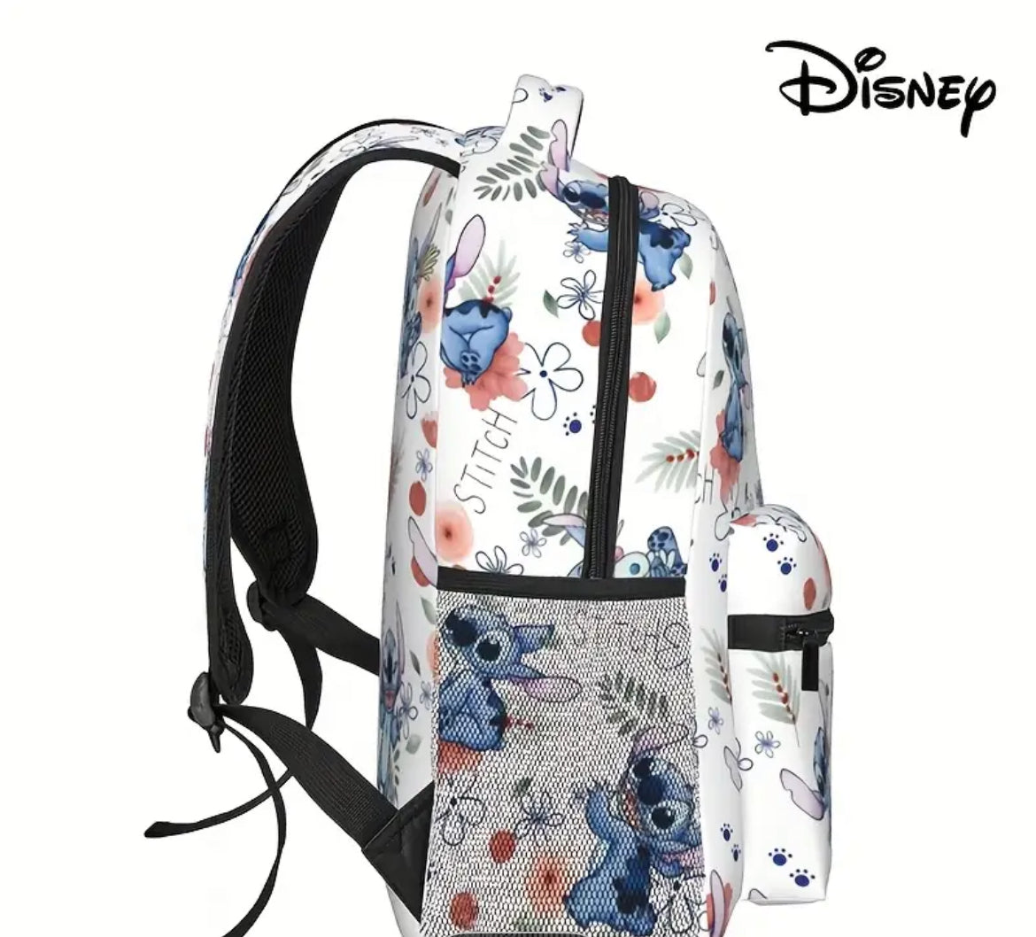 Disney Stitch & Angel Black Backpack