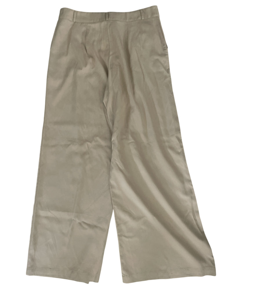 Anthropologie Amadi Khaki Wide Leg Trousers (Large