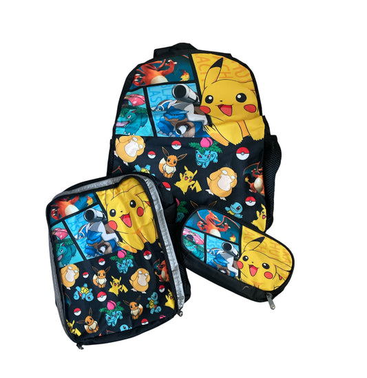 Pokemon 3-Piece Backpack Set