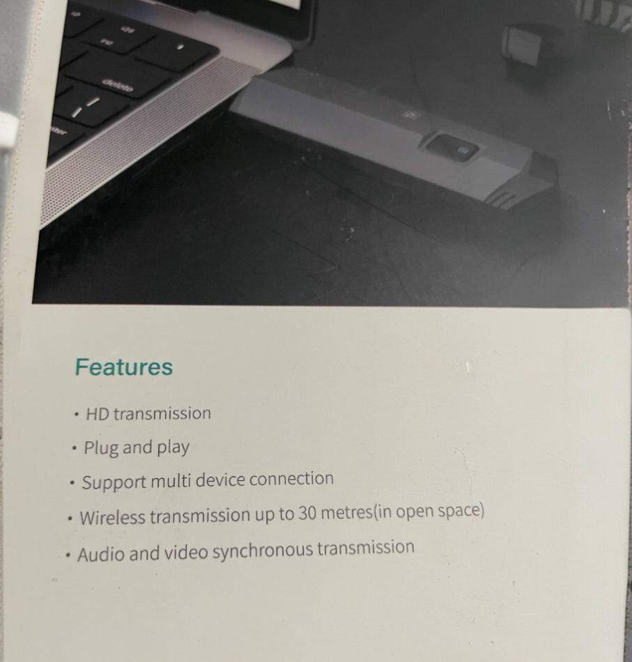 Wireless HD Transmitter And Receiver Kit