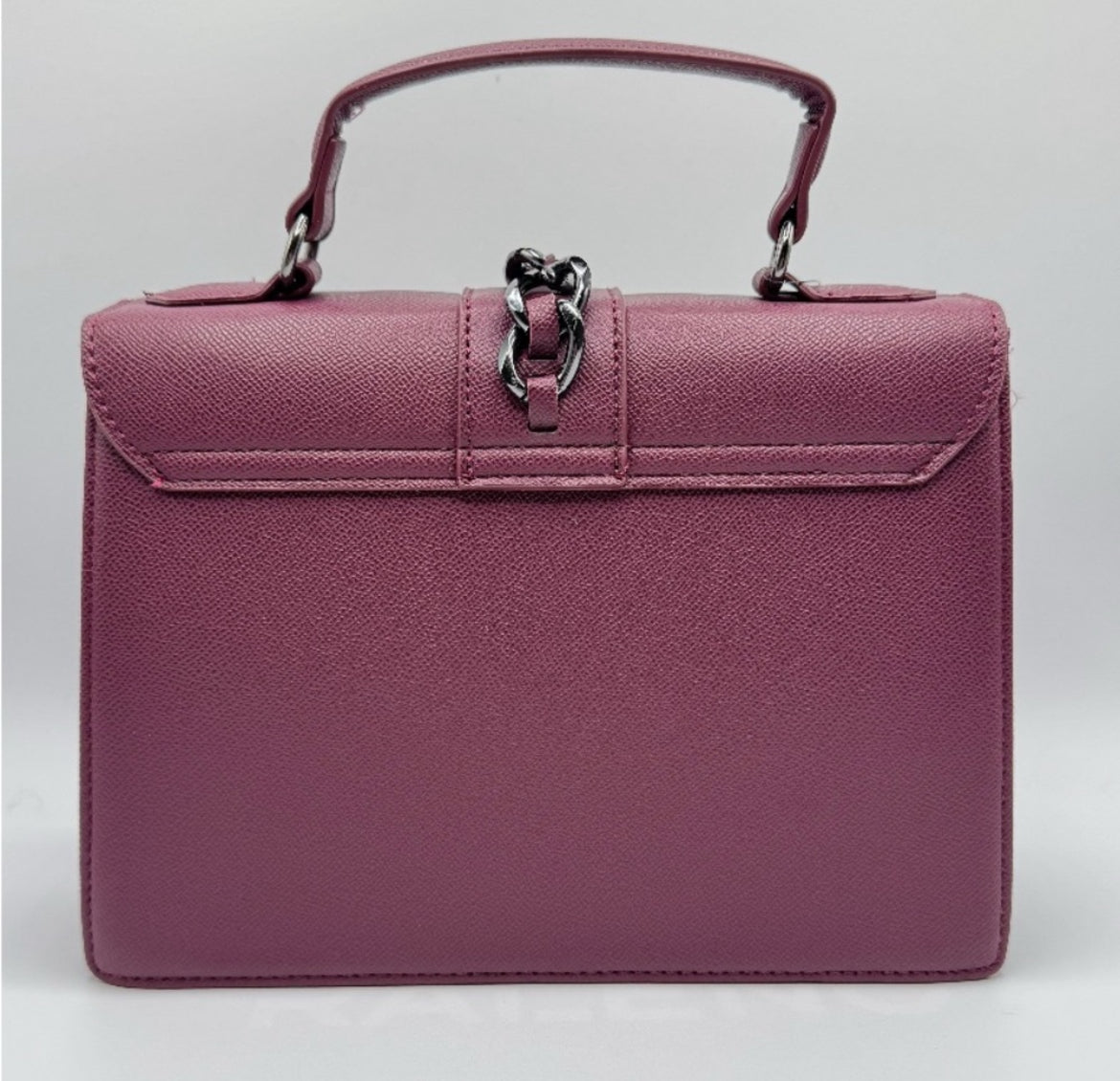 Badgley Mischka Burgundy Leather Purse