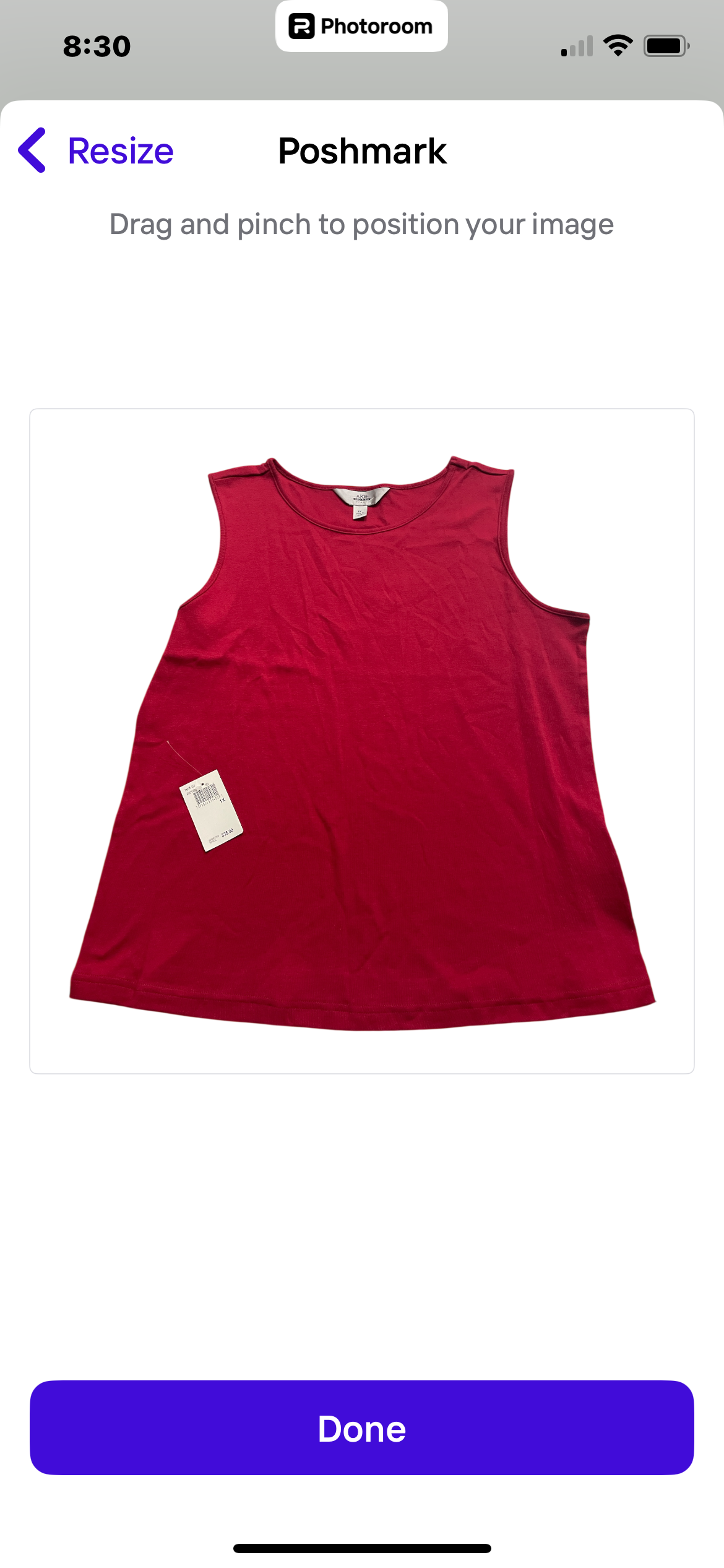 AKS Sport Red Tank Top (1x)