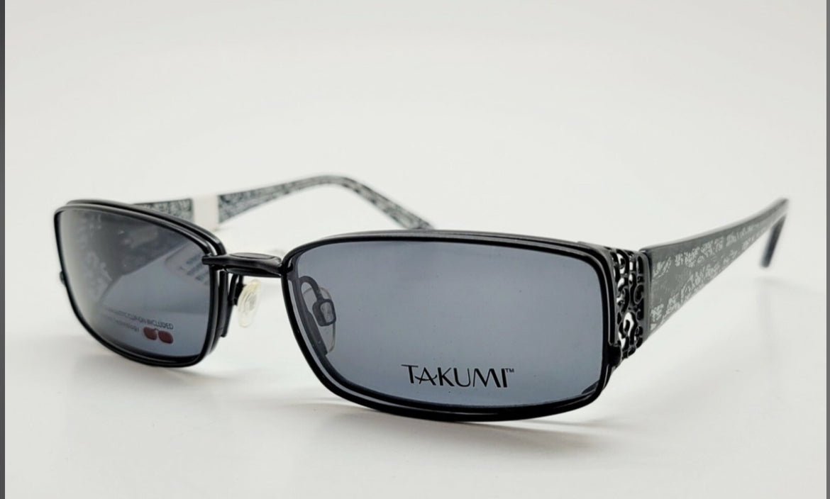 Takumi EasyClip T9922 Black 90W Eyeglasses Frames