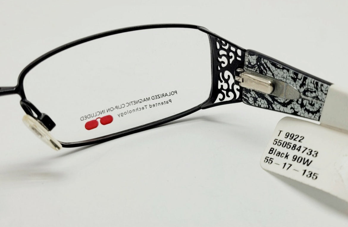 Takumi EasyClip T9922 Black 90W Eyeglasses Frames